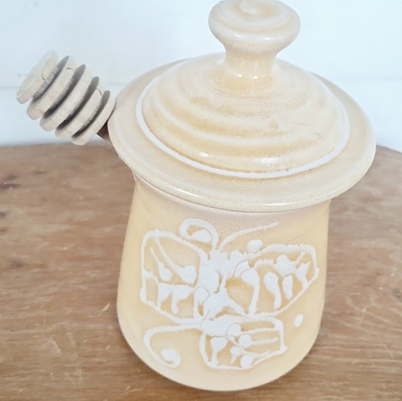 Vintage Lakeside Pottery Canada Pottery Honey Jar - Picture 3 of 8